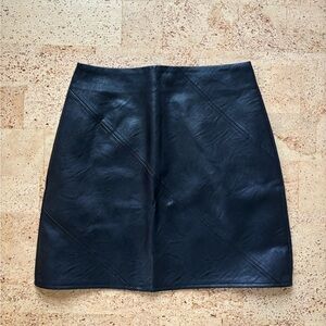 Topshop Black Mini Skirt